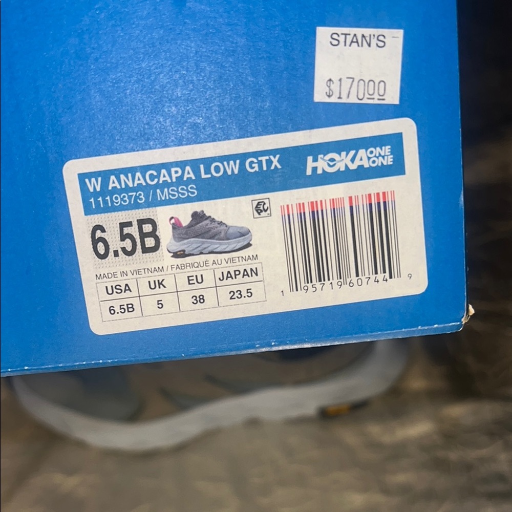 Hoka Anacapa Low GTX Women's Athletic Shoes - Blue